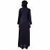 Casual abaya with an extra layer- Navy Blue Casual abaya with an extra layer- Navy Blue